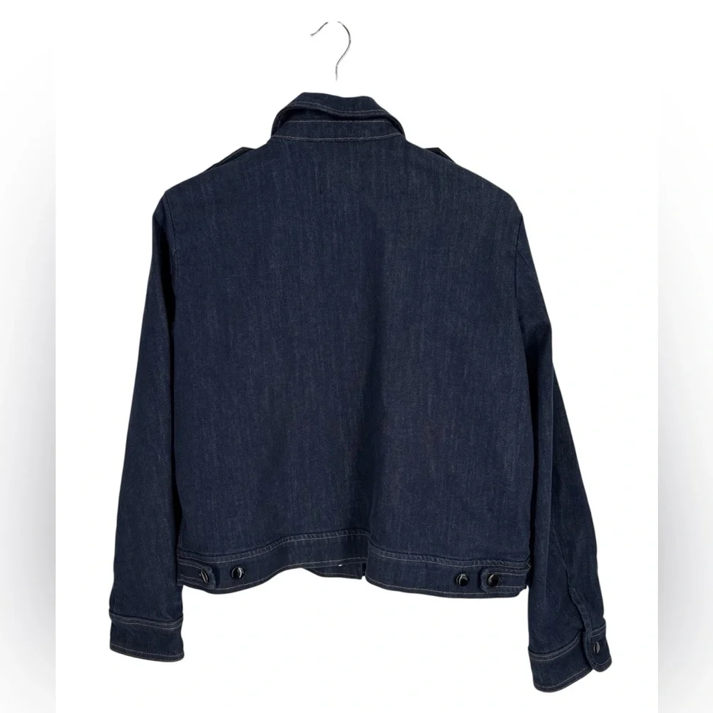 J.Crew‎ Denim Lady Coat in Stay Navy Wash